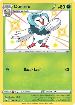 Dartrix - SV002/SV122: Shining Fates: Shiny Vault