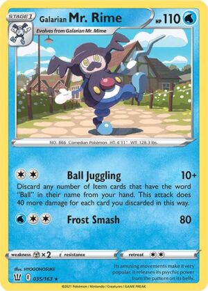 Galarian Mr. Rime - 035/163: SWSH05: Battle Styles