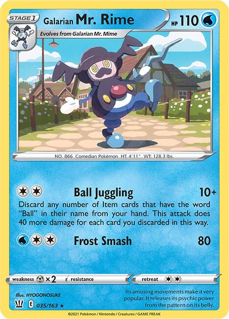 Galarian Mr. Rime - 035/163: SWSH05: Battle Styles