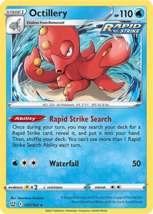 Octillery - 037/163: SWSH05: Battle Styles