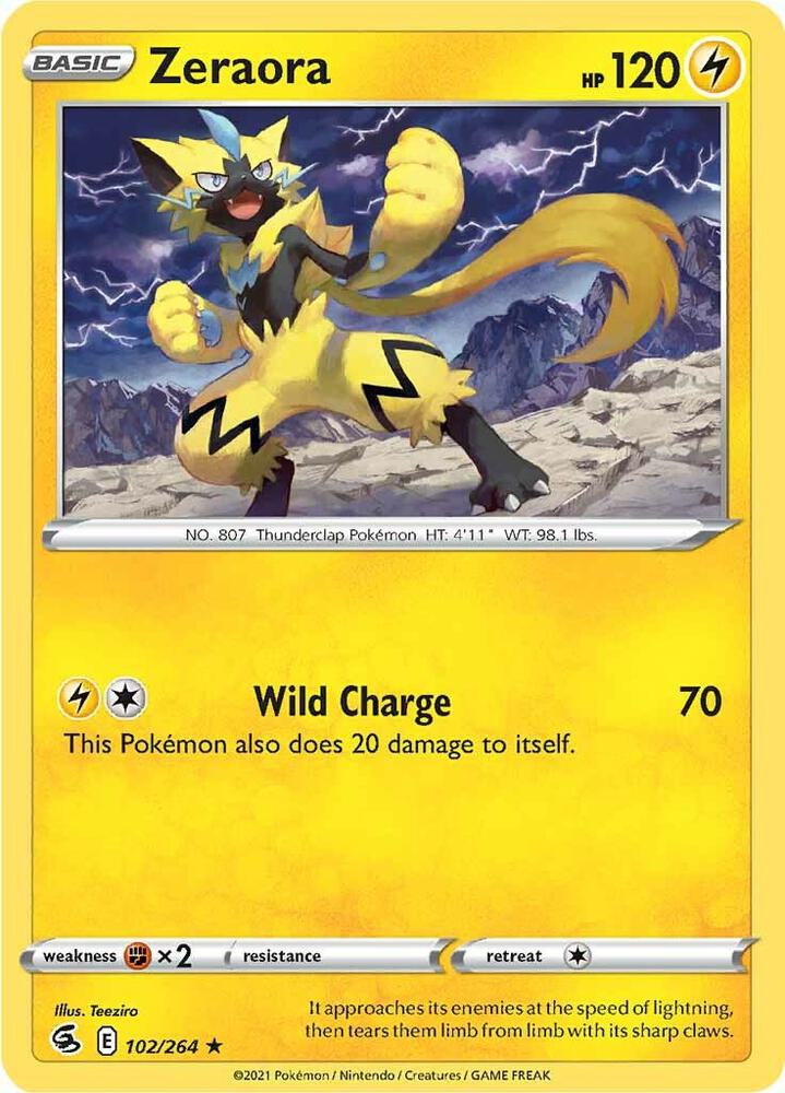 Zeraora - 102/264: SWSH08: Fusion Strike