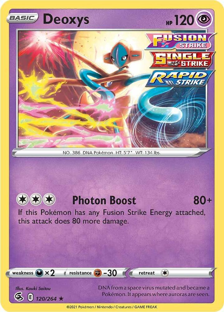 Deoxys - 120/264: SWSH08: Fusion Strike