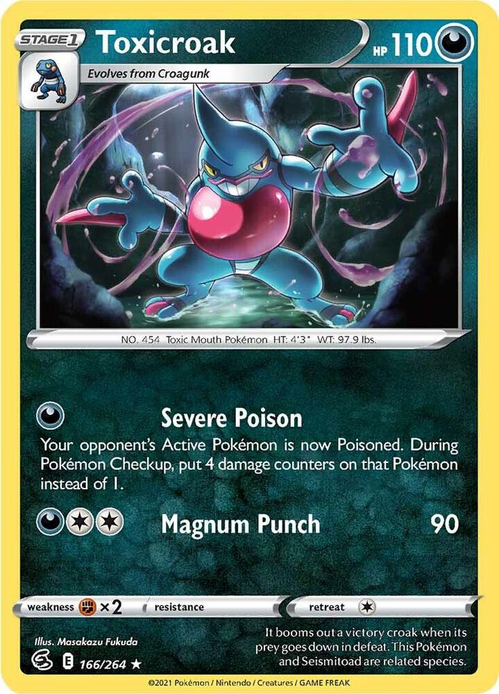 Toxicroak - 166/264: SWSH08: Fusion Strike