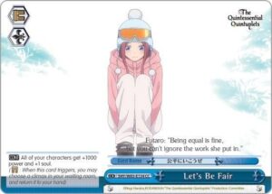 Let's Be Fair - 5HY/W83-E134 CC: The Quintessential Quintuplets