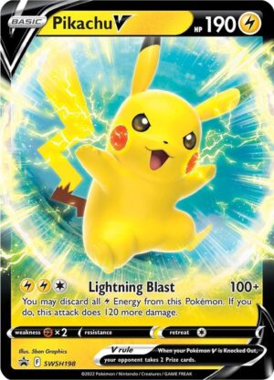 Pikachu V - SWSH198 - SWSH198: SWSH: Sword & Shield Promo Cards