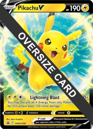 Pikachu V - SWSH198 - SWSH198: Jumbo Cards