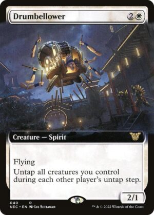 Drumbellower (Extended Art) - 40: Commander: Kamigawa: Neon Dynasty