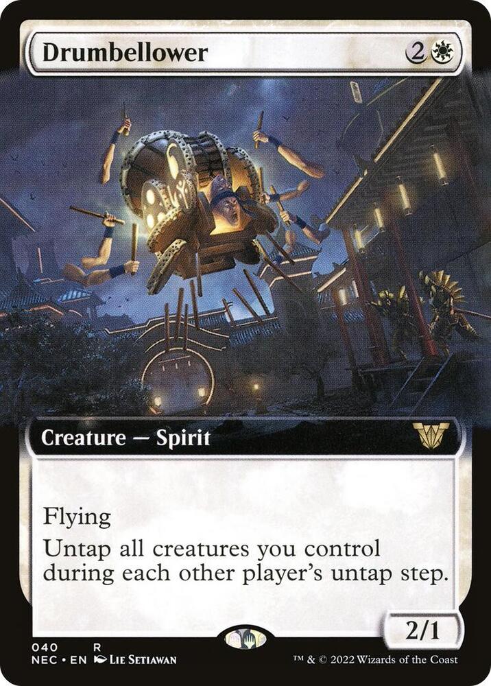 Drumbellower (Extended Art) - 40: Commander: Kamigawa: Neon Dynasty