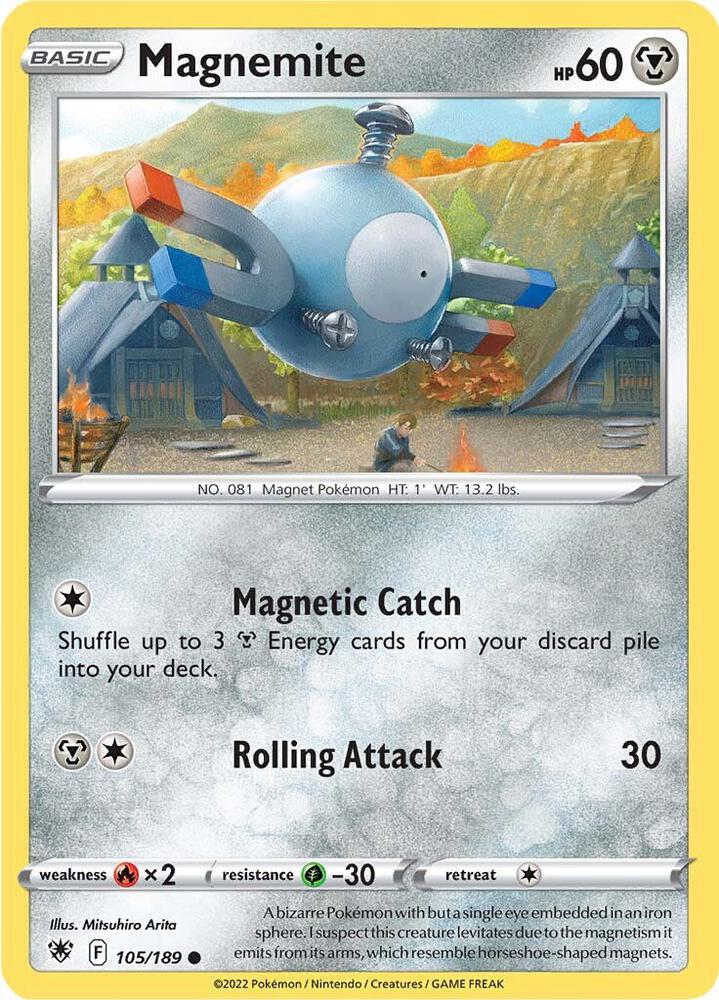 Magnemite - 105/189: SWSH10: Astral Radiance