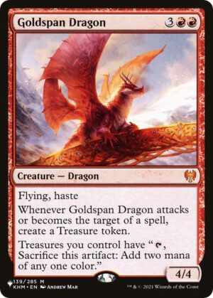 Goldspan Dragon - 139/285: The List Reprints