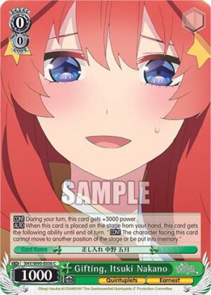 Gifting, Itsuki Nakano - 5HY/W90-E036 C: The Quintessential Quintuplets 2