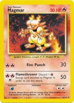 Magmar - 036/102: Base Set (LP)