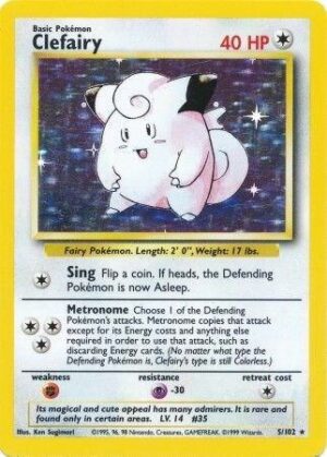 Clefairy - 005/102: Base Set (LP)
