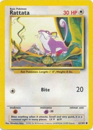 Rattata - 061/102: Base Set (LP)
