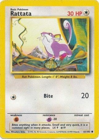 Rattata - 061/102: Base Set (LP)