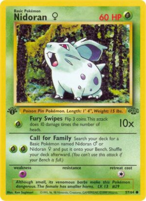 Nidoran F - 57/64: Jungle (LP)