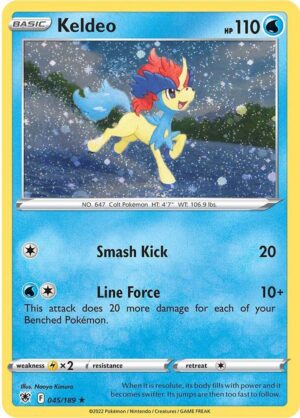 Keldeo - 045/189 (Cosmos Holo) - 045/189: Miscellaneous Cards & Products