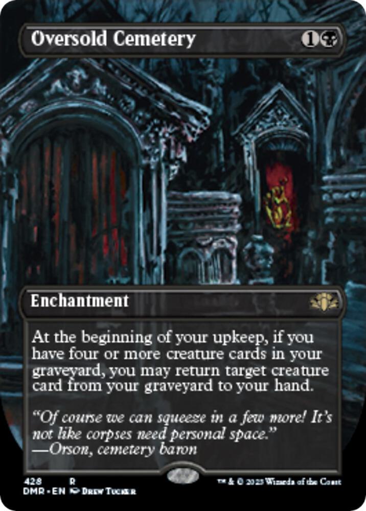 Oversold Cemetery (Borderless) - 428: Dominaria Remastered