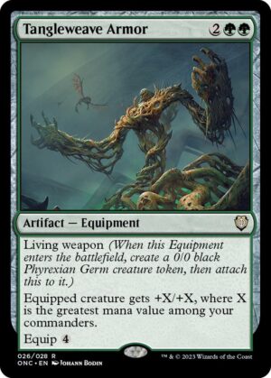 Tangleweave Armor - 26: Commander: Phyrexia: All Will Be One