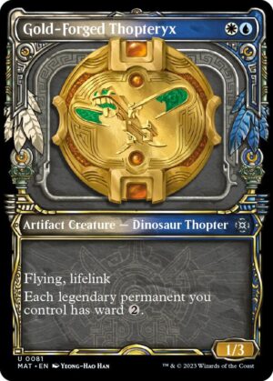 Gold-Forged Thopteryx (Showcase) - 81: March of the Machine: The Aftermath