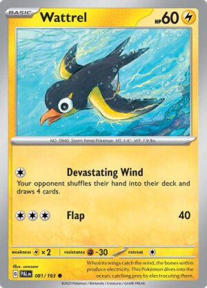 Wattrel - 081/193 - 081/193: SV02: Paldea Evolved