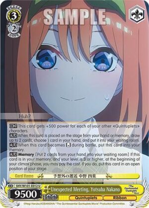 Unexpected Meeting, Yotsuba Nakano - 5HY/W101-E012 U: The Quintessential Quintuplets Movie