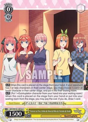 Forever as Five, Ichika & Nino & Miku & Yotsuba & Itsuki - 5HY/W101-E016 C: The Quintessential Quintuplets Movie