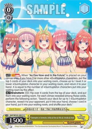 Quintuplets in Swimsuits, Ichika & Nino & Miku & Yotsuba & Itsuki - 5HY/W101-E017 C: The Quintessential Quintuplets Movie
