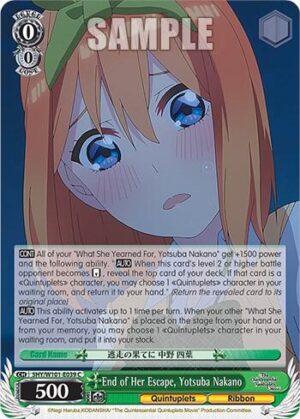 End of Her Escape, Yotsuba Nakano - 5HY/W101-E039 C: The Quintessential Quintuplets Movie