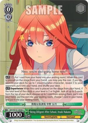 Being Diligent After School, Itsuki Nakano - 5HY/W101-E040 C: The Quintessential Quintuplets Movie