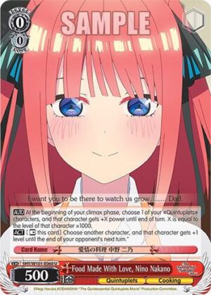 Food Made With Love, Nino Nakano - 5HY/W101-E060 U: The Quintessential Quintuplets Movie