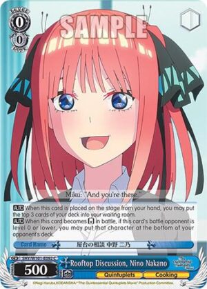 Rooftop Discussion, Nino Nakano - 5HY/W101-E092 C: The Quintessential Quintuplets Movie