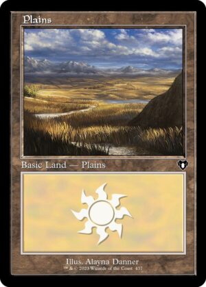 Plains (437) (Retro Frame) - 437: Commander Masters