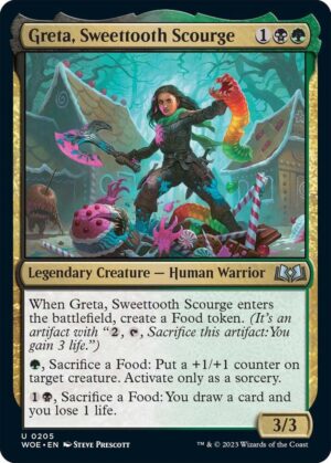 Greta, Sweettooth Scourge - 205: Wilds of Eldraine (MP)
