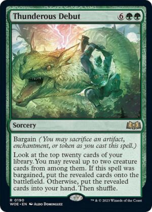 Thunderous Debut - 190: Wilds of Eldraine