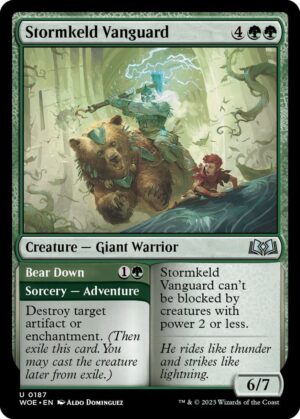 Stormkeld Vanguard // Bear Down - 187: Wilds of Eldraine