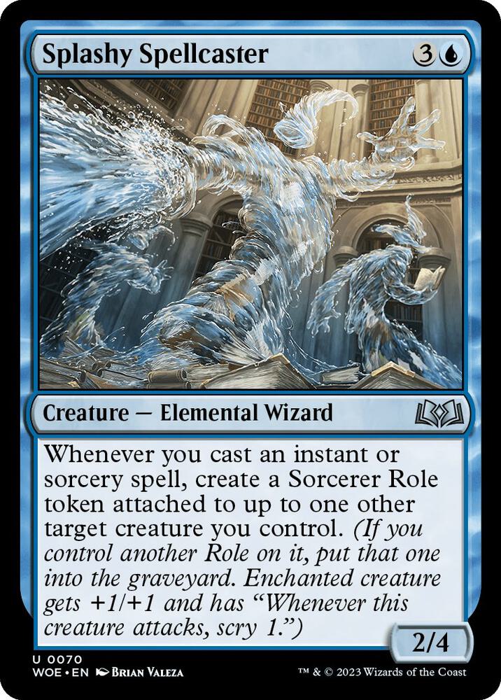 Splashy Spellcaster - 70: Wilds of Eldraine