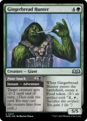 Gingerbread Hunter // Puny Snack - 227: Wilds of Eldraine