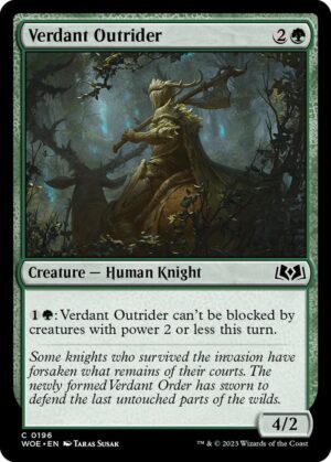 Verdant Outrider - 196: Wilds of Eldraine