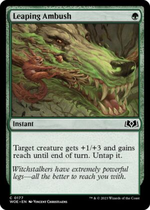 Leaping Ambush - 177: Wilds of Eldraine (HP)