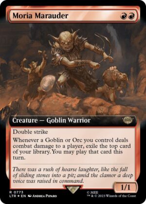 Moria Marauder (Extended Art) (Surge Foil) - 773: Universes Beyond: The Lord of the Rings: Tales of Middle-earth
