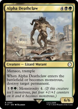 Alpha Deathclaw - 91: Universes Beyond: Fallout