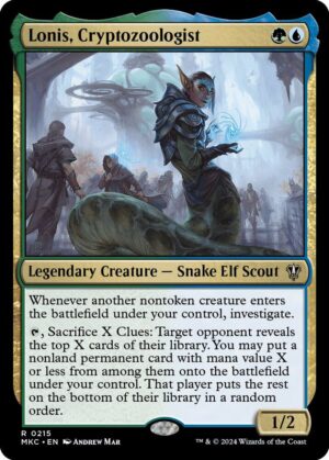 Lonis, Cryptozoologist - 215: Commander: Murders at Karlov Manor