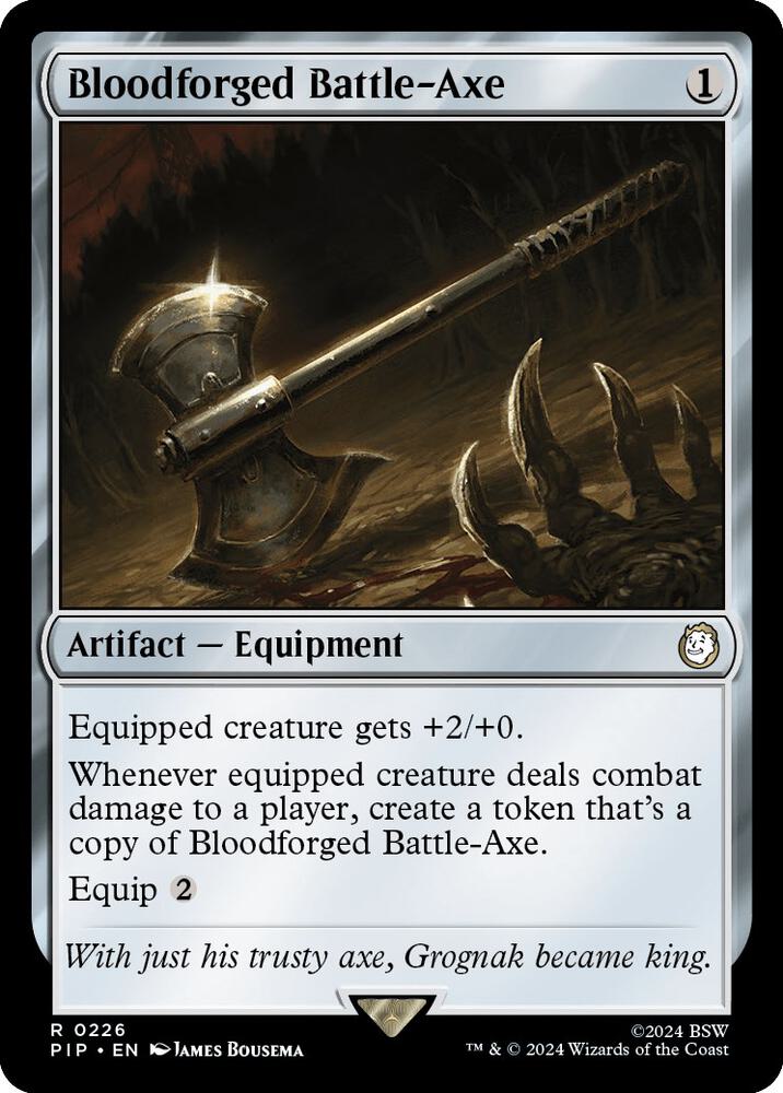 Bloodforged Battle-Axe - 226: Universes Beyond: Fallout