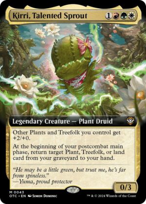 Kirri, Talented Sprout (Extended Art) - 43: Commander: Outlaws of Thunder Junction