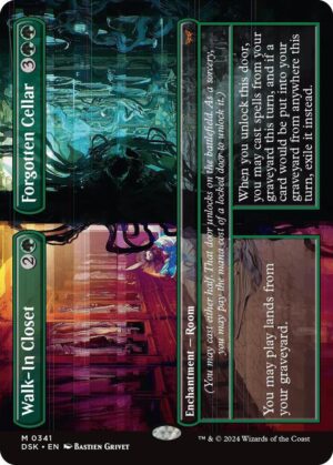 Walk-In Closet // Forgotten Cellar (Borderless) - 341: Duskmourn: House of Horror