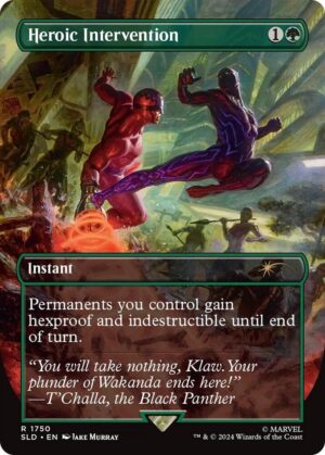 Heroic Intervention (Rainbow Foil) - 1750: Secret Lair Drop Series