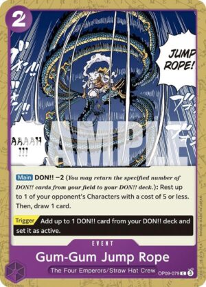 Gum-Gum Jump Rope - OP09-079: Emperors in the New World
