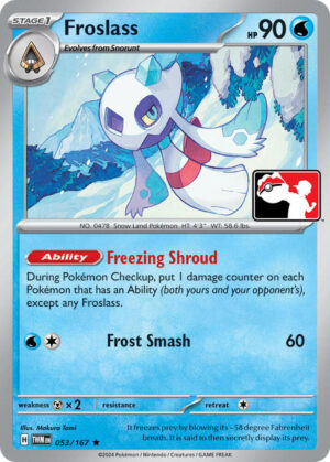 Froslass - 053/167 - 053/167: Prize Pack Series Cards