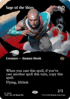 Sage of the Skies (Borderless) - 328: Tarkir: Dragonstorm